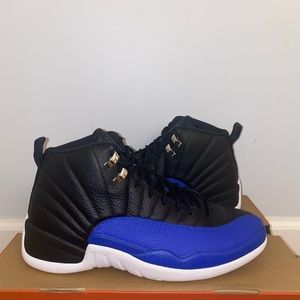 Jordan 12 Hyper Royal Size 12W/10.5M Black/Hyper Royal/Metallic Silver/White